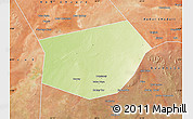 Physical Map of Wajid, satellite outside