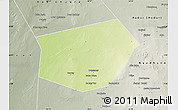 Physical Map of Wajid, semi-desaturated