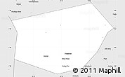Silver Style Simple Map of Wajid