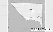 Gray Map of Xudur (Hudur), single color outside