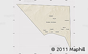 Shaded Relief Map of Xudur (Hudur), cropped outside