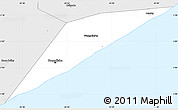 Silver Style Simple Map of Banaadir