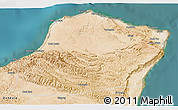 Satellite 3D Map of Calawla (Alula)