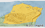 Savanna Style 3D Map of Calawla (Alula)