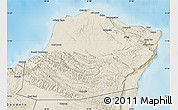 Shaded Relief Map of Calawla (Alula)