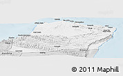 Silver Style Panoramic Map of Calawla (Alula)