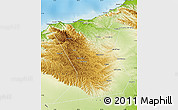 Physical Map of Qandala