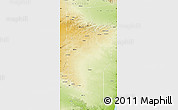 Physical Map of Qardho