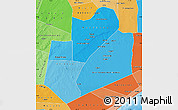 Political Shades Map of Bay