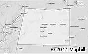 Silver Style 3D Map of Qansax Dheere