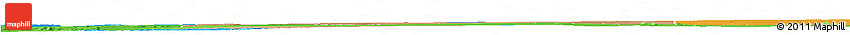 Satellite Horizon Map of Qansax Dheere, political outside