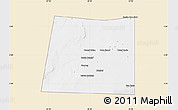 Classic Style Map of Qansax Dheere, single color outside