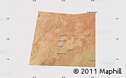 Satellite Map of Qansax Dheere, cropped outside