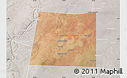 Satellite Map of Qansax Dheere, lighten, semi-desaturated
