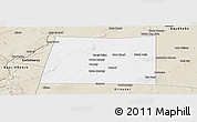 Classic Style Panoramic Map of Qansax Dheere