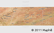 Satellite Panoramic Map of Qansax Dheere