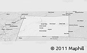 Silver Style Panoramic Map of Qansax Dheere