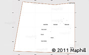 Classic Style Simple Map of Qansax Dheere, cropped outside