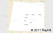 Classic Style Simple Map of Qansax Dheere, single color outside
