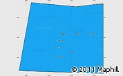 Political Simple Map of Qansax Dheere, cropped outside