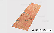 Satellite 3D Map of Beled Xaawo (Bula-hawa), cropped outside
