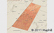 Satellite 3D Map of Beled Xaawo (Bula-hawa), shaded relief outside