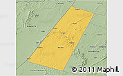 Savanna Style 3D Map of Beled Xaawo (Bula-hawa)