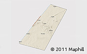 Shaded Relief 3D Map of Beled Xaawo (Bula-hawa), cropped outside