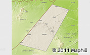 Shaded Relief 3D Map of Beled Xaawo (Bula-hawa), physical outside