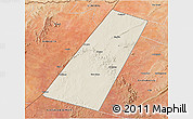 Shaded Relief 3D Map of Beled Xaawo (Bula-hawa), satellite outside