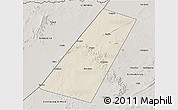 Shaded Relief 3D Map of Beled Xaawo (Bula-hawa), semi-desaturated