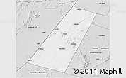 Silver Style 3D Map of Beled Xaawo (Bula-hawa)