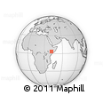 Outline Map of Beled Xaawo (Bula-hawa)
