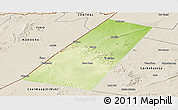 Physical Panoramic Map of Beled Xaawo (Bula-hawa), shaded relief outside