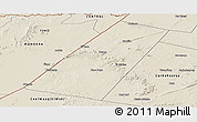 Shaded Relief Panoramic Map of Beled Xaawo (Bula-hawa)