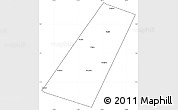 Blank Simple Map of Beled Xaawo (Bula-hawa), cropped outside