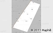 Gray Simple Map of Beled Xaawo (Bula-hawa)