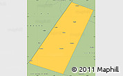 Savanna Style Simple Map of Beled Xaawo (Bula-hawa)