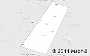 Silver Style Simple Map of Beled Xaawo (Bula-hawa)