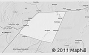Silver Style 3D Map of Dolow