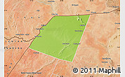 Physical Map of Dolow, satellite outside