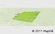 Physical Panoramic Map of Dolow, lighten