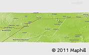 Physical Panoramic Map of Dolow