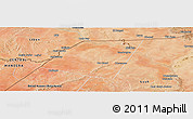 Satellite Panoramic Map of Dolow