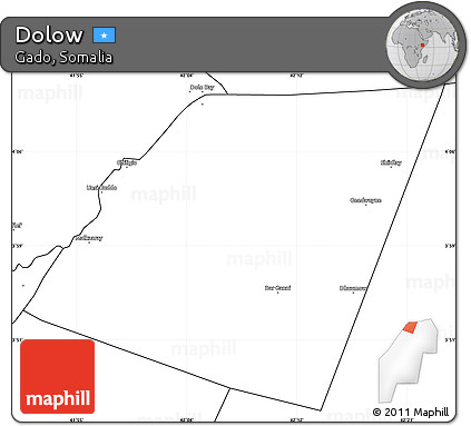 Blank Simple Map of Dolow