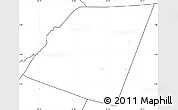 Blank Simple Map of Dolow, no labels