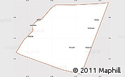 Classic Style Simple Map of Dolow, cropped outside