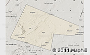 Shaded Relief Map of Garbahaaray, semi-desaturated