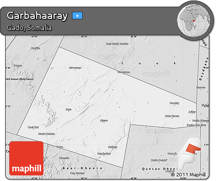 Silver Style Map of Garbahaaray
