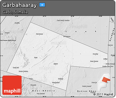Silver Style Map of Garbahaaray